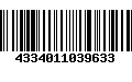 Código de Barras 4334011039633