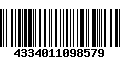 Código de Barras 4334011098579