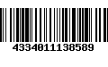 Código de Barras 4334011138589