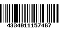 Código de Barras 4334011157467