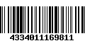 Código de Barras 4334011169811