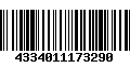 Código de Barras 4334011173290