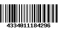 Código de Barras 4334011184296