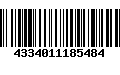 Código de Barras 4334011185484