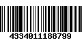 Código de Barras 4334011188799