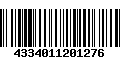 Código de Barras 4334011201276