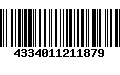 Código de Barras 4334011211879