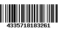 Código de Barras 4335718183261