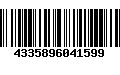 Código de Barras 4335896041599