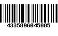 Código de Barras 4335896045085