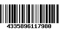 Código de Barras 4335896117980