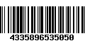 Código de Barras 4335896535050