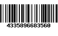 Código de Barras 4335896683560