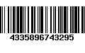 Código de Barras 4335896743295