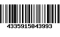 Código de Barras 4335915043993