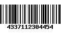 Código de Barras 4337112304454