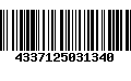 Código de Barras 4337125031340