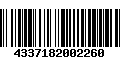 Código de Barras 4337182002260