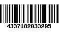 Código de Barras 4337182033295