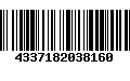 Código de Barras 4337182038160