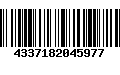 Código de Barras 4337182045977