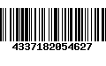 Código de Barras 4337182054627