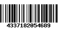 Código de Barras 4337182054689