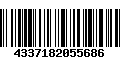 Código de Barras 4337182055686