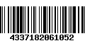 Código de Barras 4337182061052