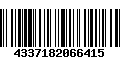 Código de Barras 4337182066415