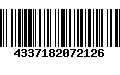 Código de Barras 4337182072126