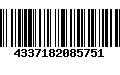 Código de Barras 4337182085751