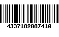 Código de Barras 4337182087410