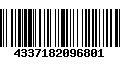 Código de Barras 4337182096801