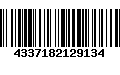 Código de Barras 4337182129134