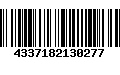 Código de Barras 4337182130277