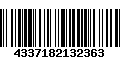 Código de Barras 4337182132363