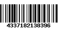 Código de Barras 4337182138396