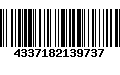 Código de Barras 4337182139737