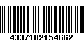 Código de Barras 4337182154662