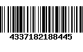 Código de Barras 4337182188445