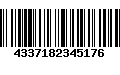 Código de Barras 4337182345176