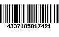 Código de Barras 4337185017421