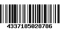 Código de Barras 4337185028786