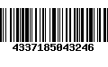 Código de Barras 4337185043246