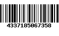 Código de Barras 4337185067358