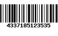 Código de Barras 4337185123535