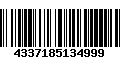 Código de Barras 4337185134999