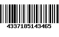 Código de Barras 4337185143465