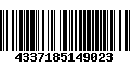 Código de Barras 4337185149023